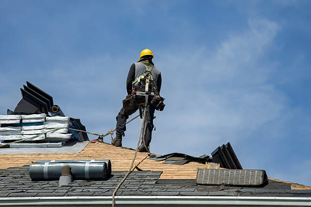Professional Roofing technician working in Somerville, VA